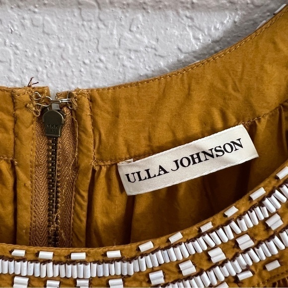 TUCKERNUCK Ulla Johnson yellow mini dress size 2 - Picture 12 of 16